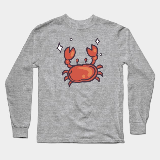 crab Long Sleeve T-Shirt by salimax